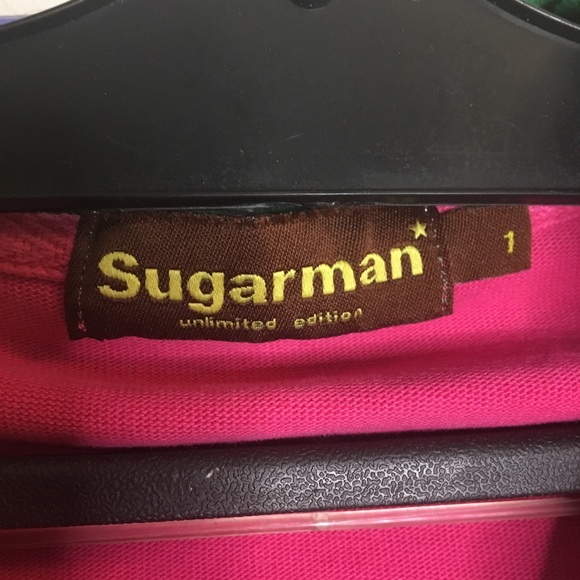 SGM SUGARMAN Pink and Green sanpak Hoodie Sweatshirt Size 12-18 months - Picture 3 of 5